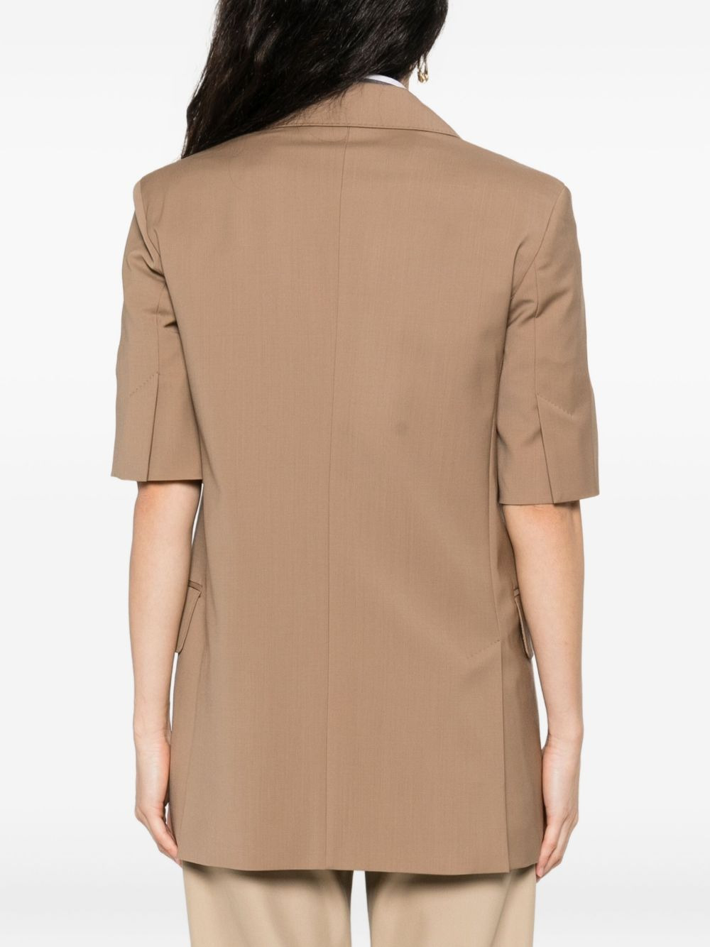 OTTUSO short-sleeve notched-lapel blazer - 4
