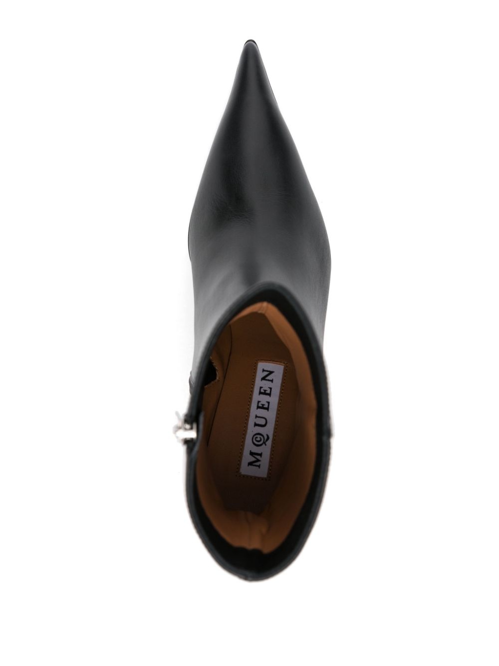 80mm leather boots - 4