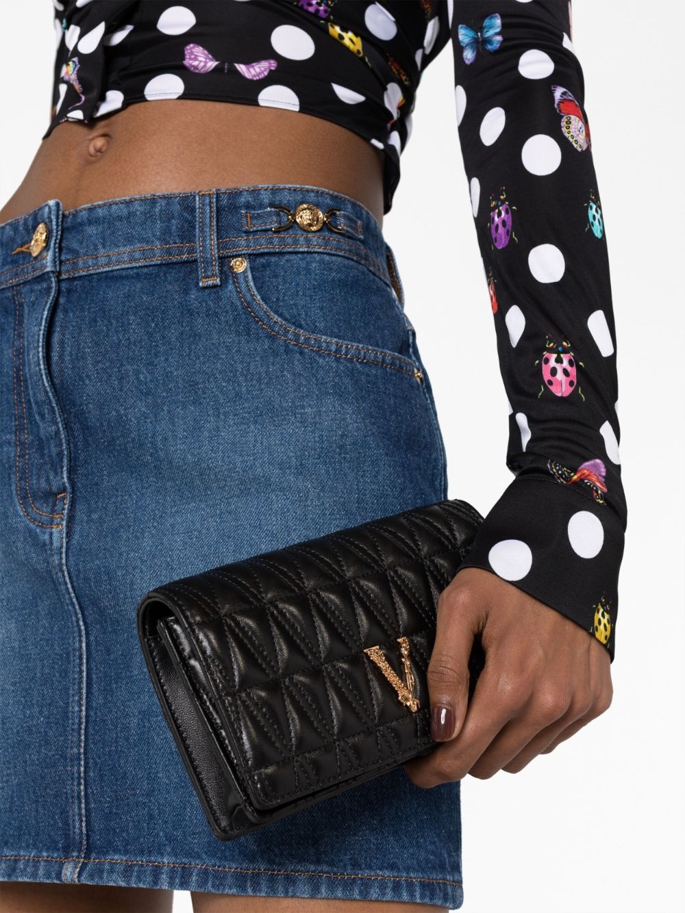 Virtus quilted crossbody bag - 3