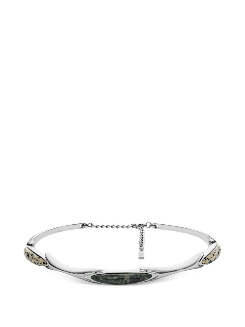 jasper stainless steel choker necklace 1