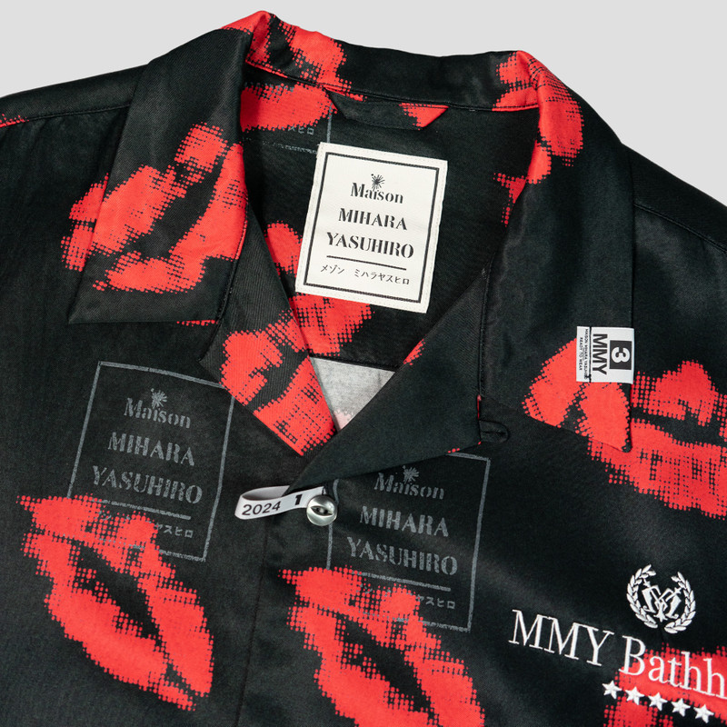 Maison MIHARAYASUHIRO KISS PRINTED S/S SHIRT outlook