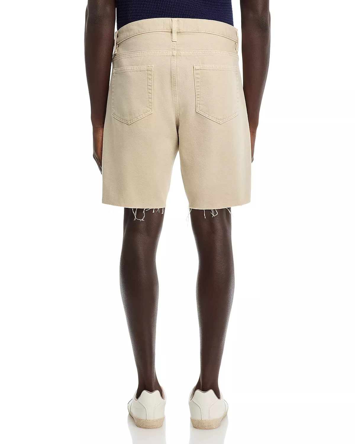Relaxed Fit Raw Hem Shorts - 3