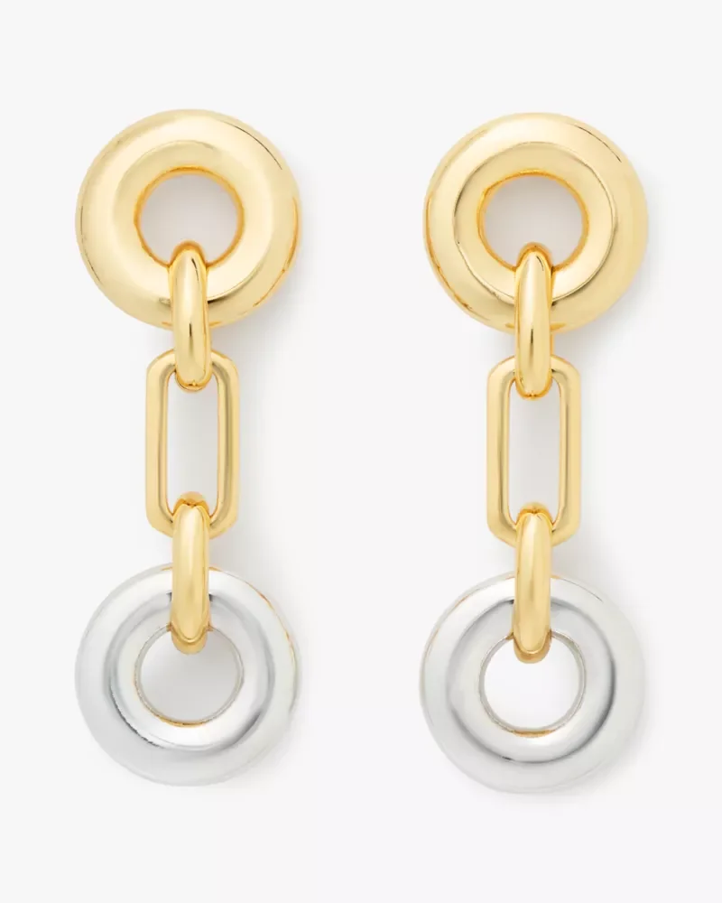 Interlock Linear Earrings - 1