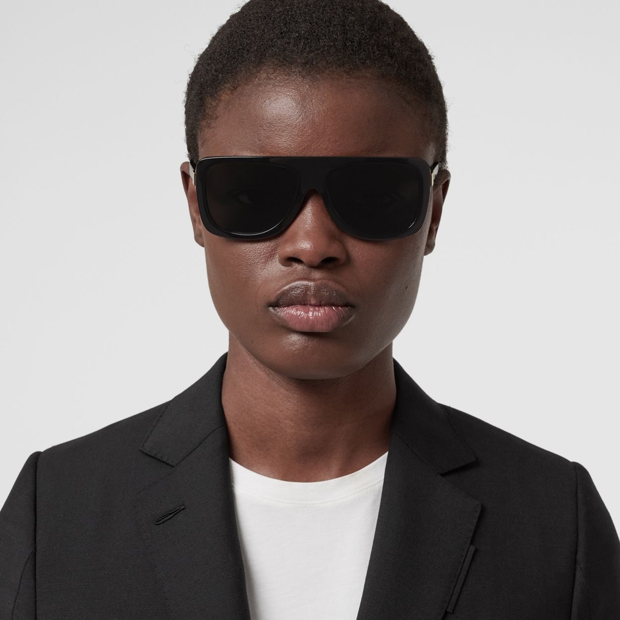 Hardware Detail Square Frame Sunglasses - 3