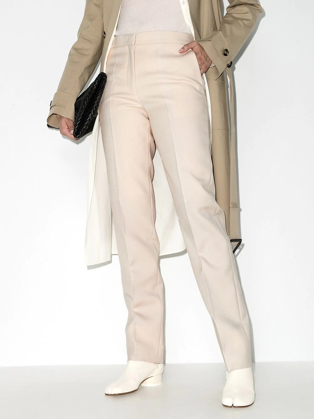 tailored straight leg trousers - 2