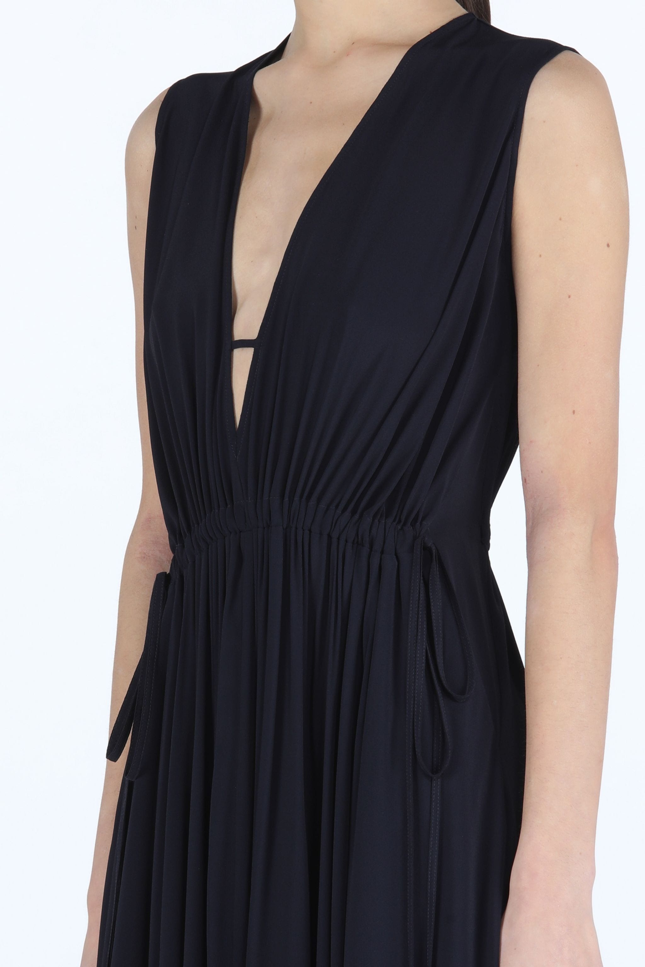 GATHERED MAXI DRESS - 4