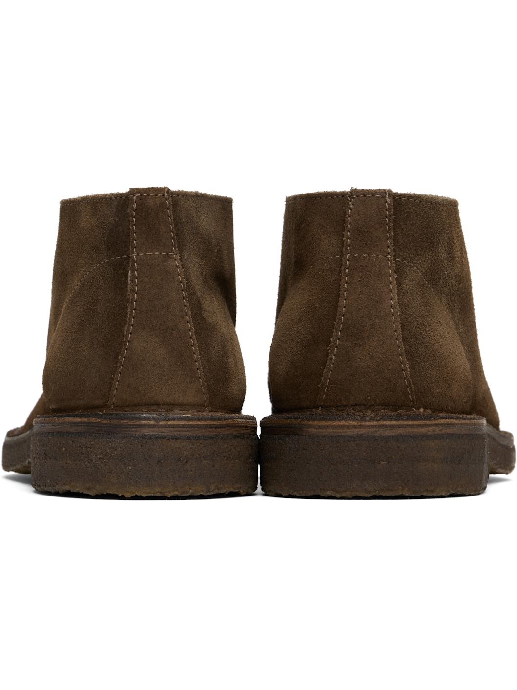 Brown Crosby Moc-Toe Chukka Boots - 2