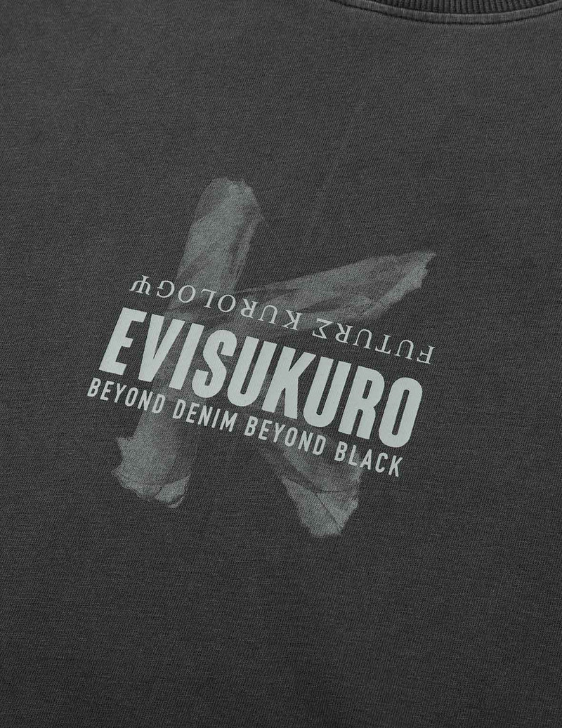 Mixed Graphic Print Washed T-shirt 8