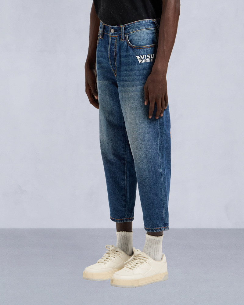 EVISU X MOOSE STRAIGHT LEG JEANS 4