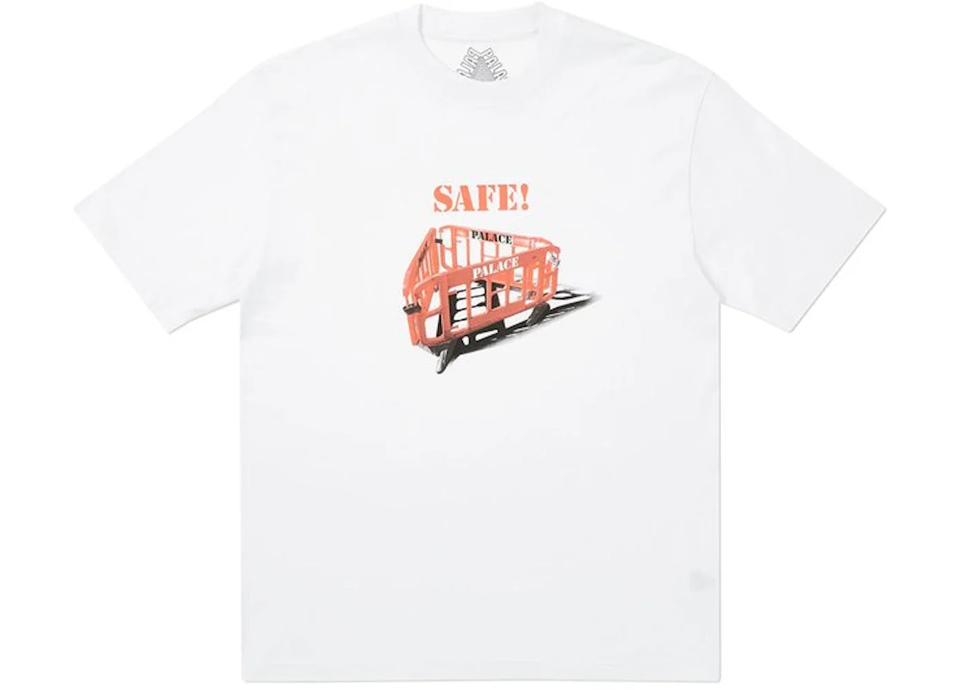 Palace Safety T-Shirt White - 1