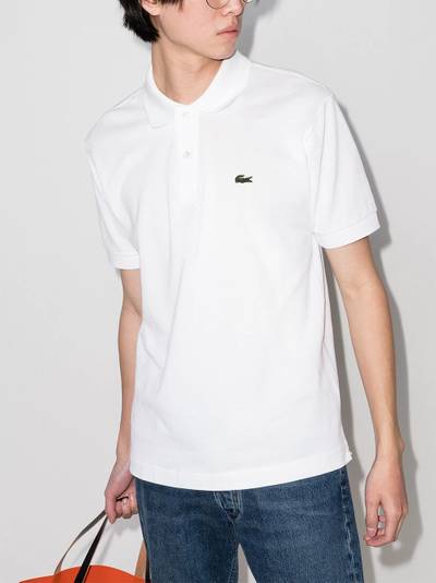 LACOSTE logo-patch short-sleeve polo shirt outlook