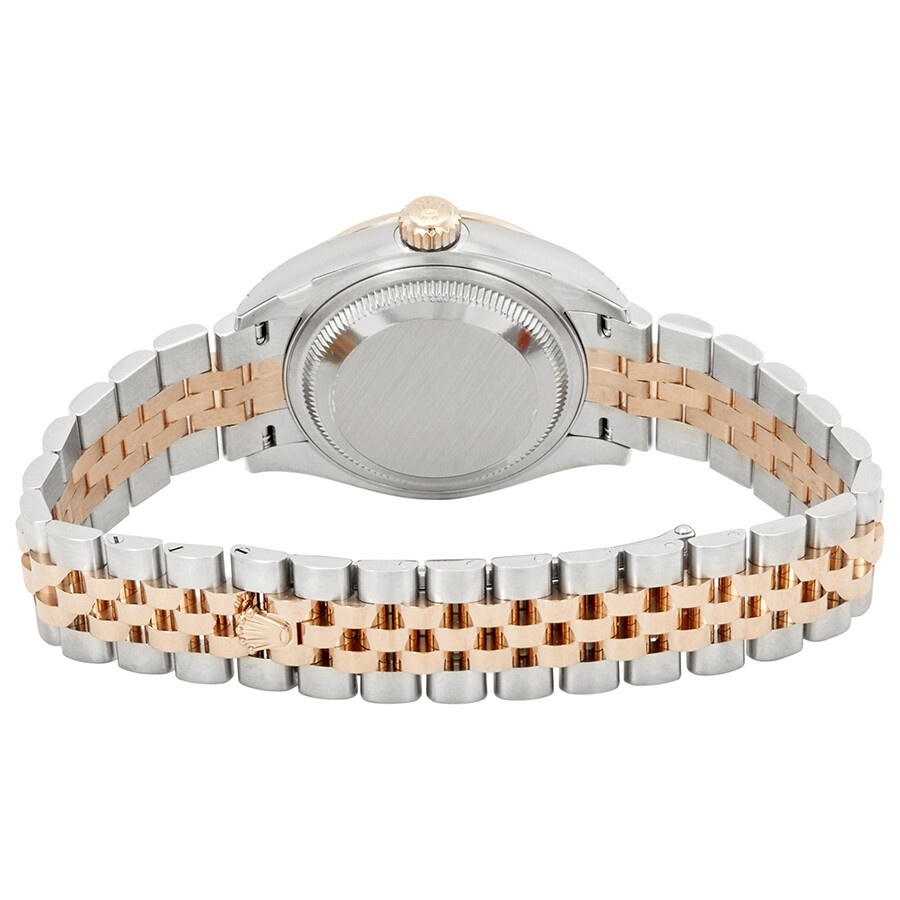 Rolex Lady Datejust Mother of Pearl Steel and 18K Everose Gold Diamond Jubilee Watch 279381MDJ - 3