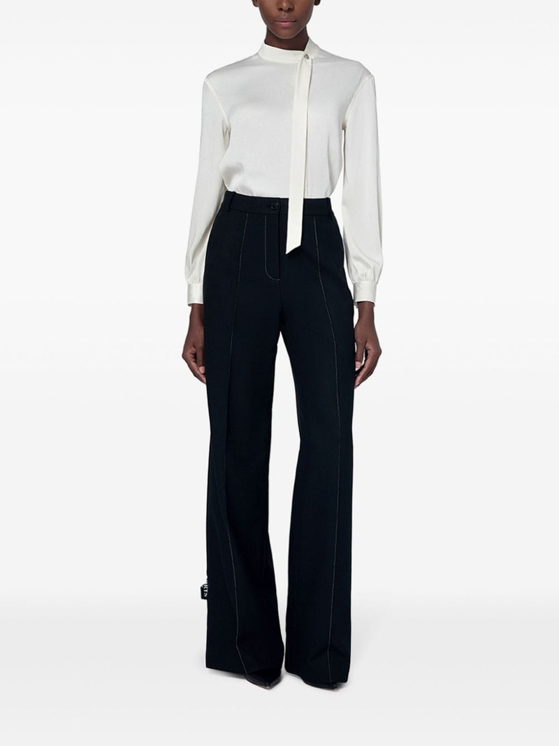 Ports 1961 scarf-detail long-sleeve shirt outlook