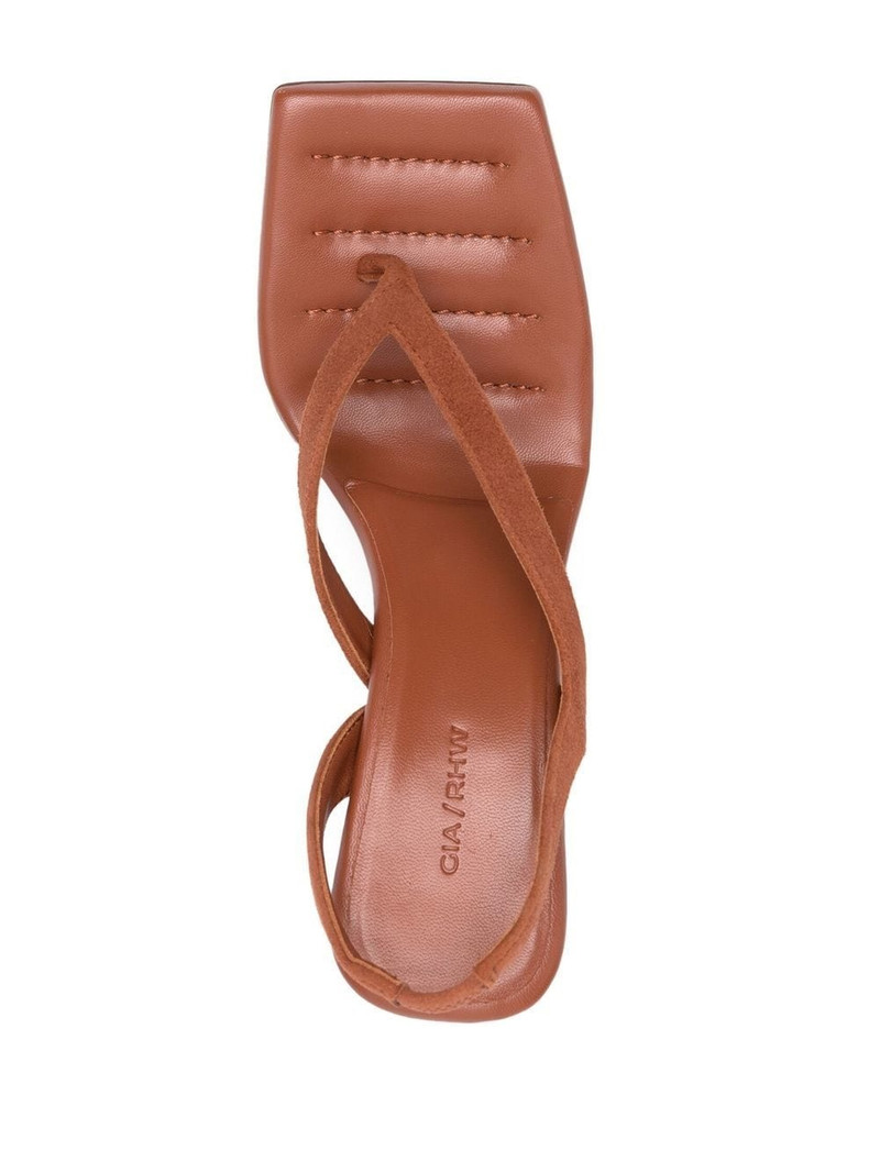 로즈 slingback 조각 샌들 4
