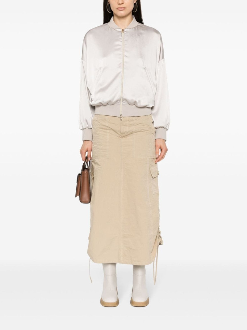 Herno logo-plaque bomber jacket outlook