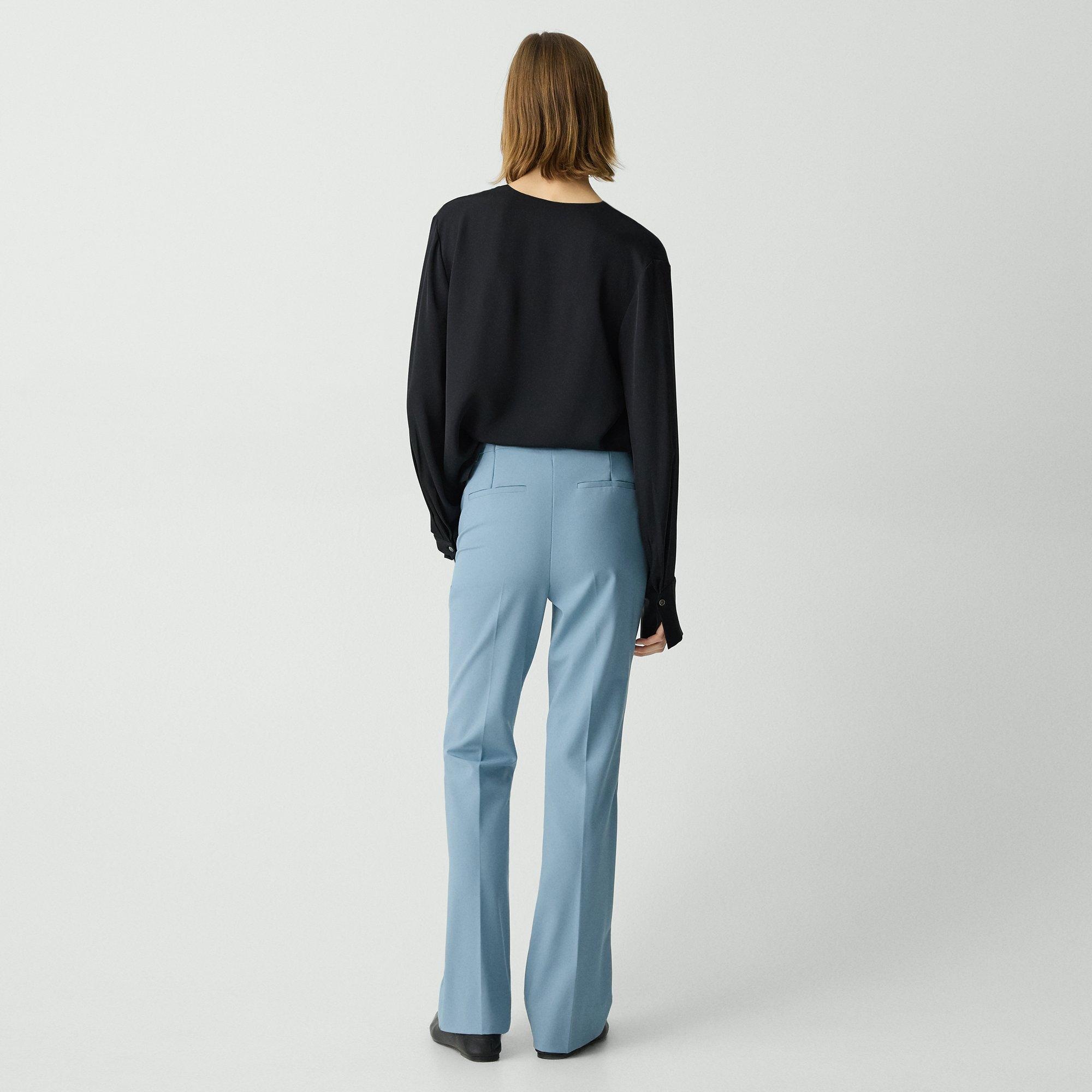 Flared Pant in Good Wool - 4