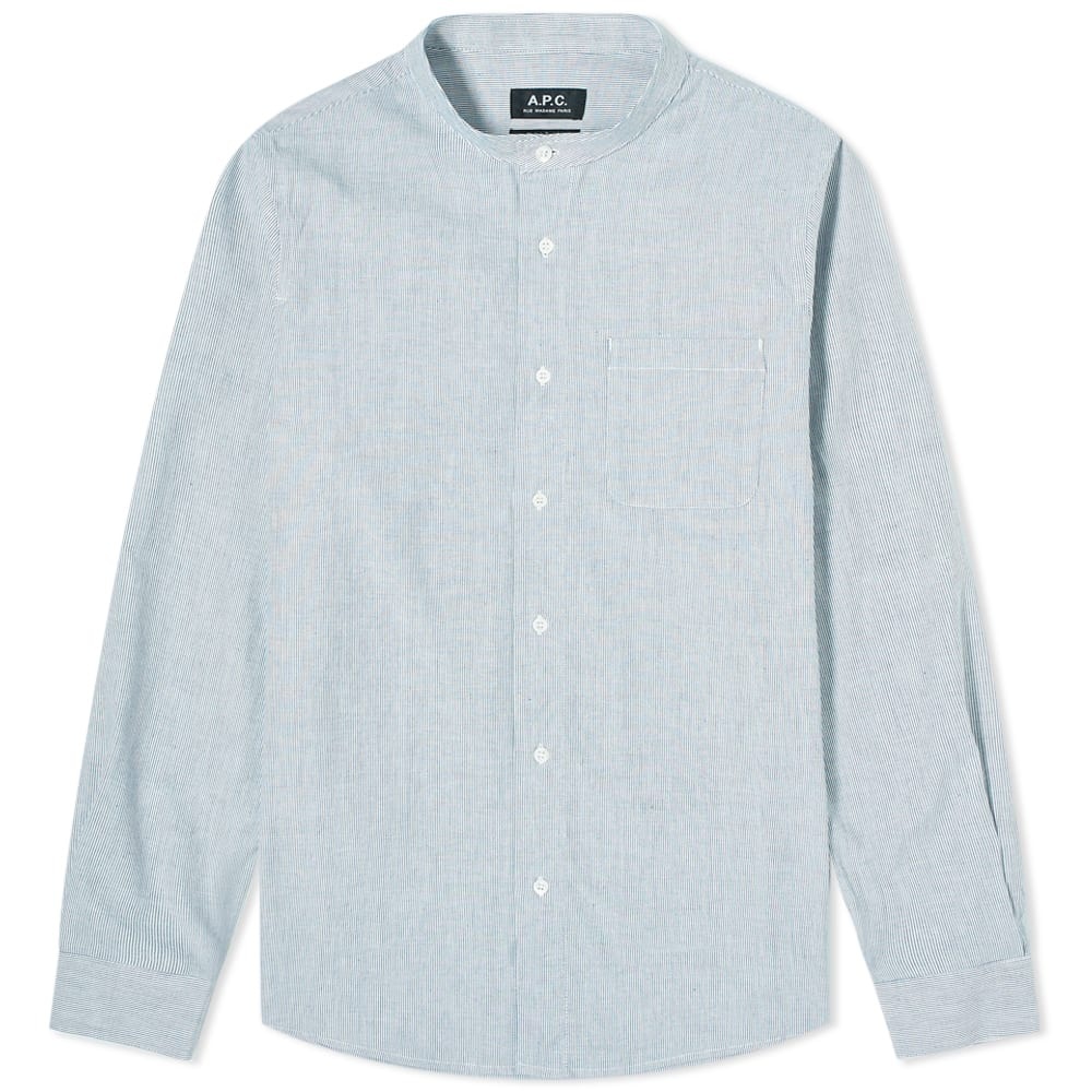 A.P.C. Mark Collarless Shirt - 1