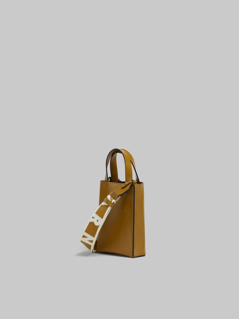 MUSEO NANO BAG IN BROWN LEATHER - 3