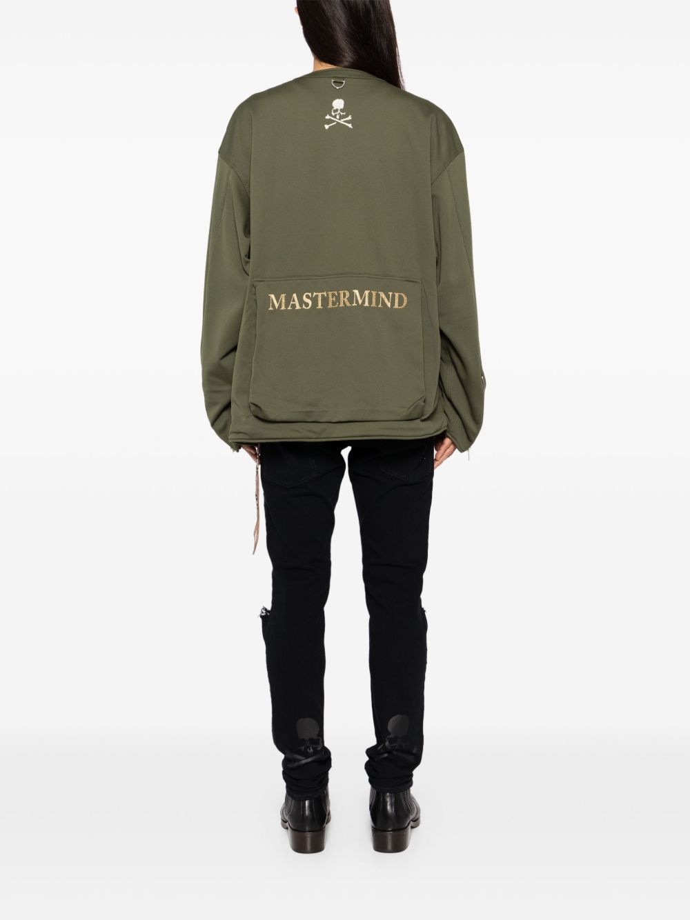 embroidered-logo military jackets - 4