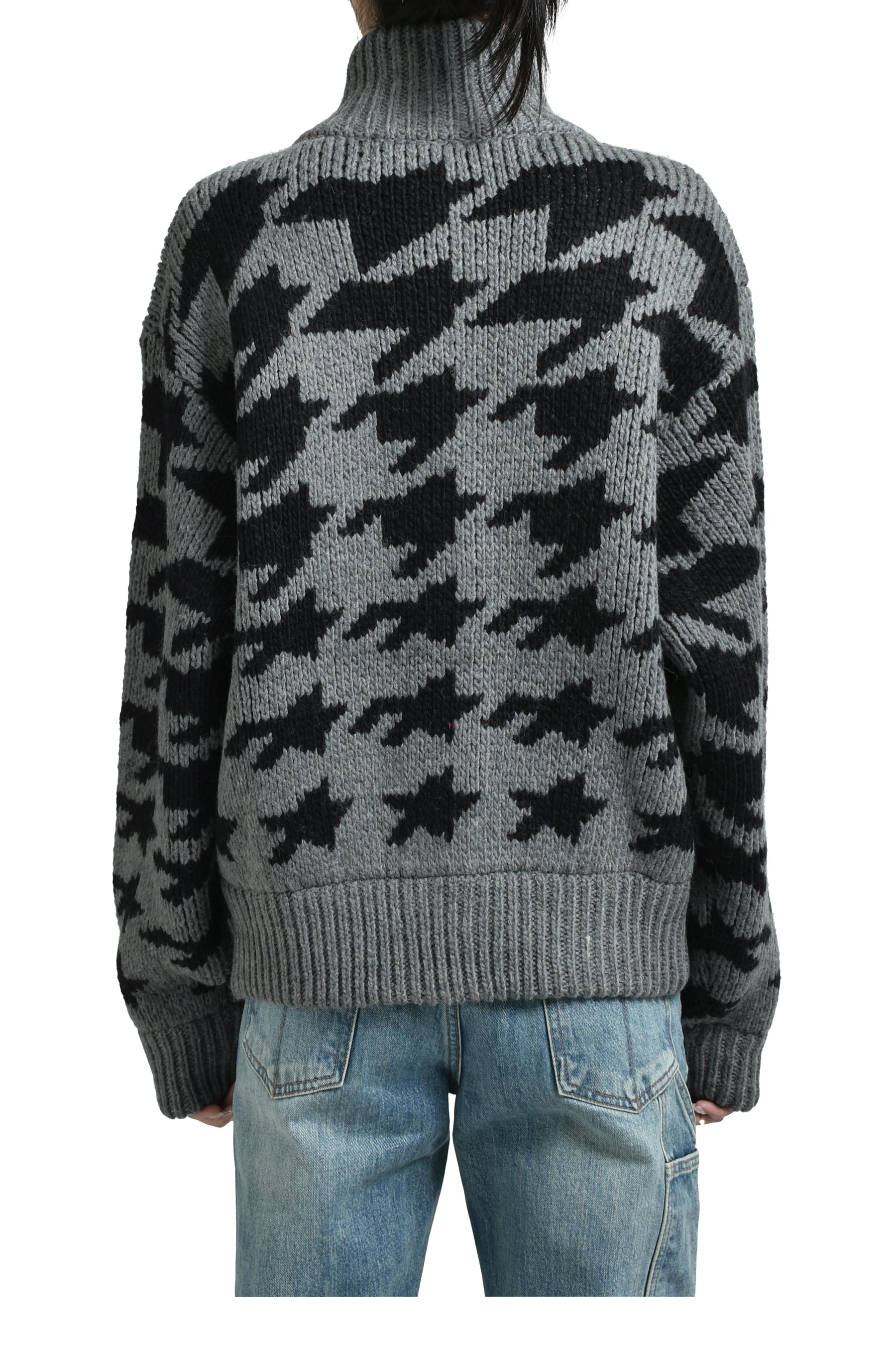 HOUND'S TOOTH STAR COWICHAN / GRY - 2