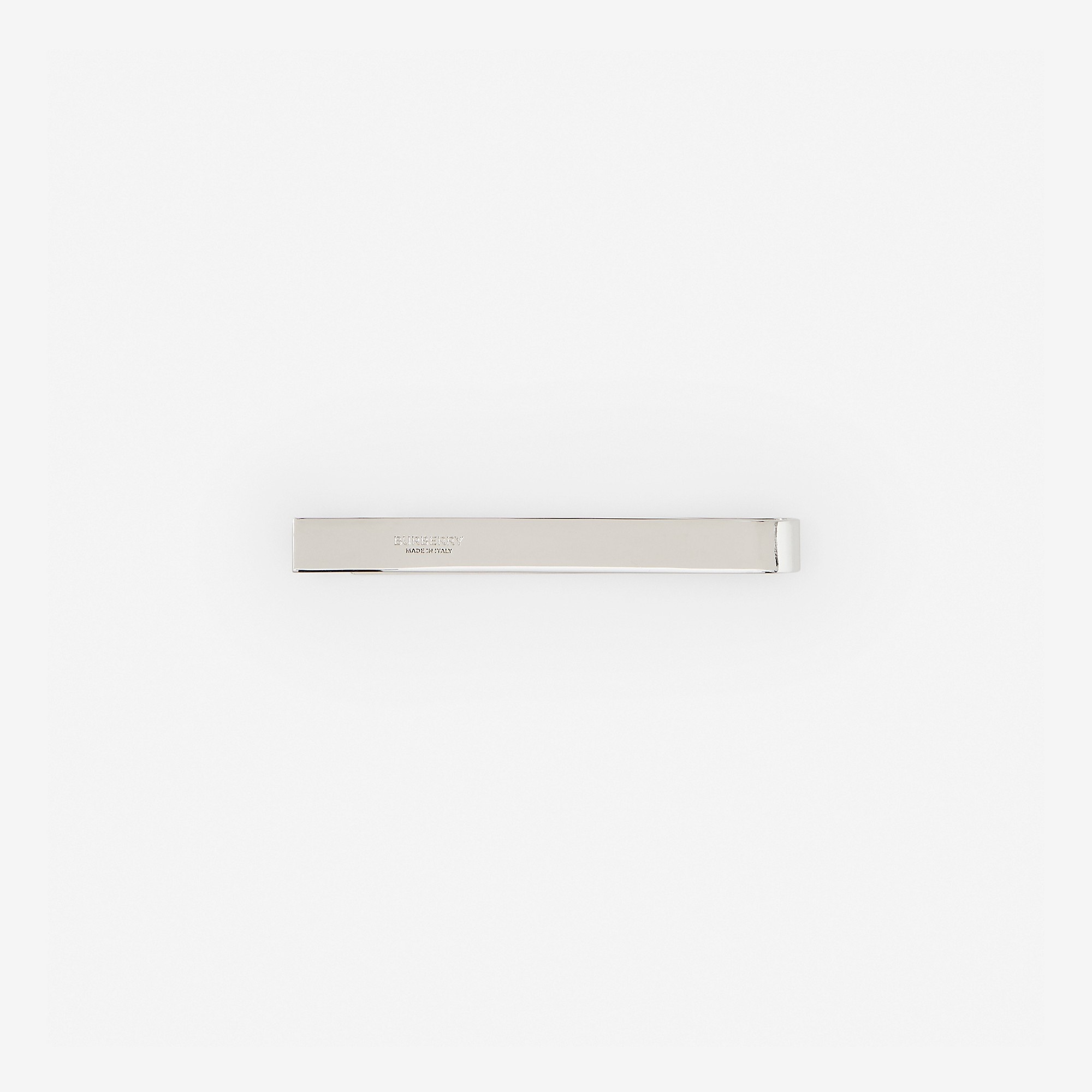 Monogram Motif Palladium-plated Tie Bar - 3