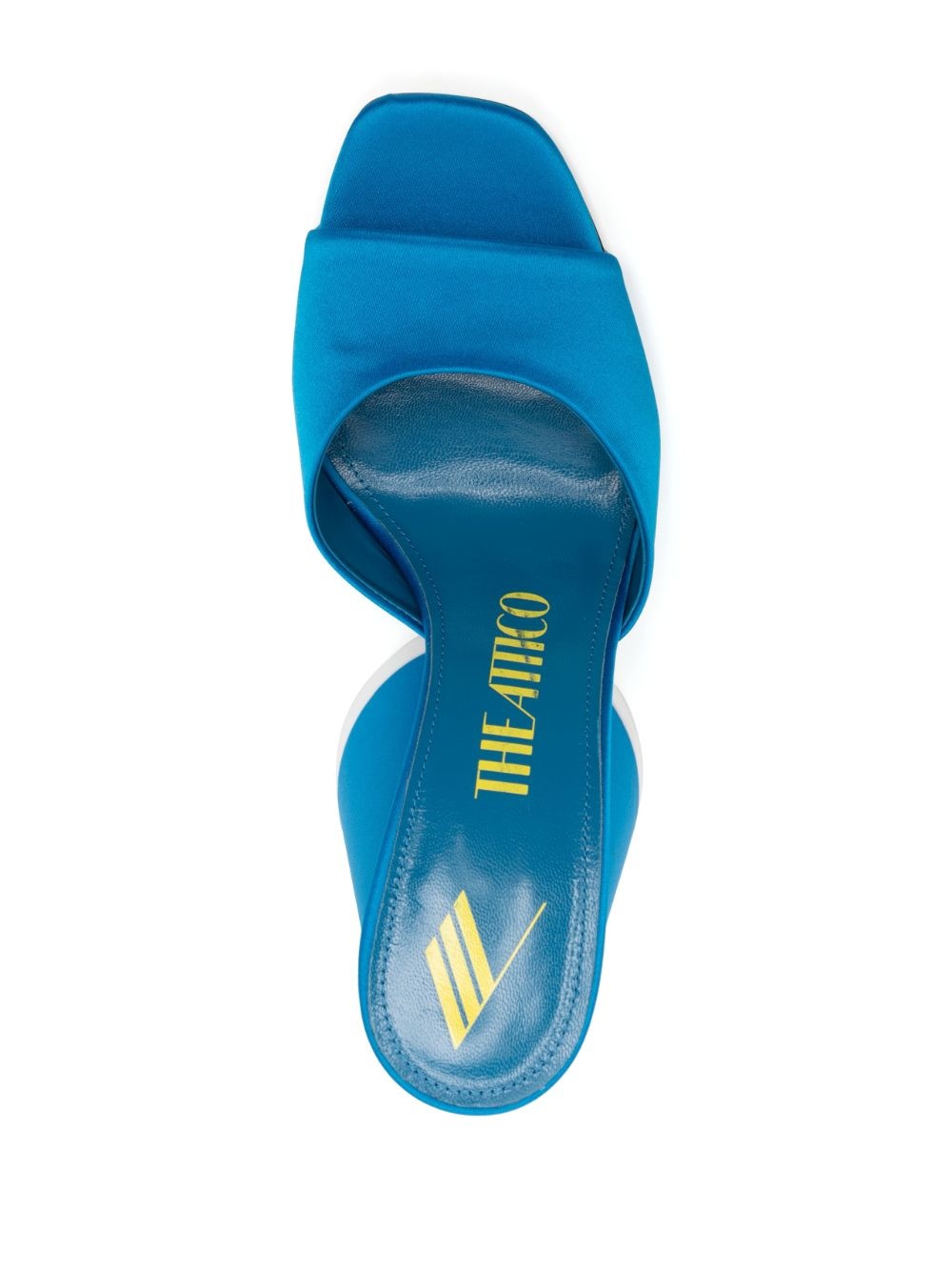 Luz 100mm satin mules - 4