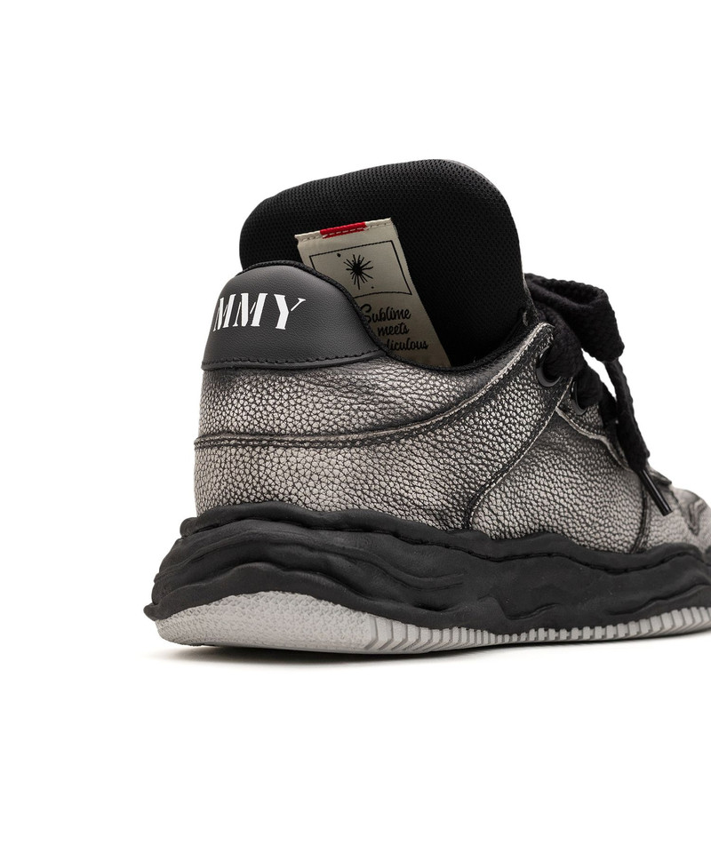 "WAYNE PUFFER" OG Sole Brushed Shrink Leather Low-top Sneaker 27