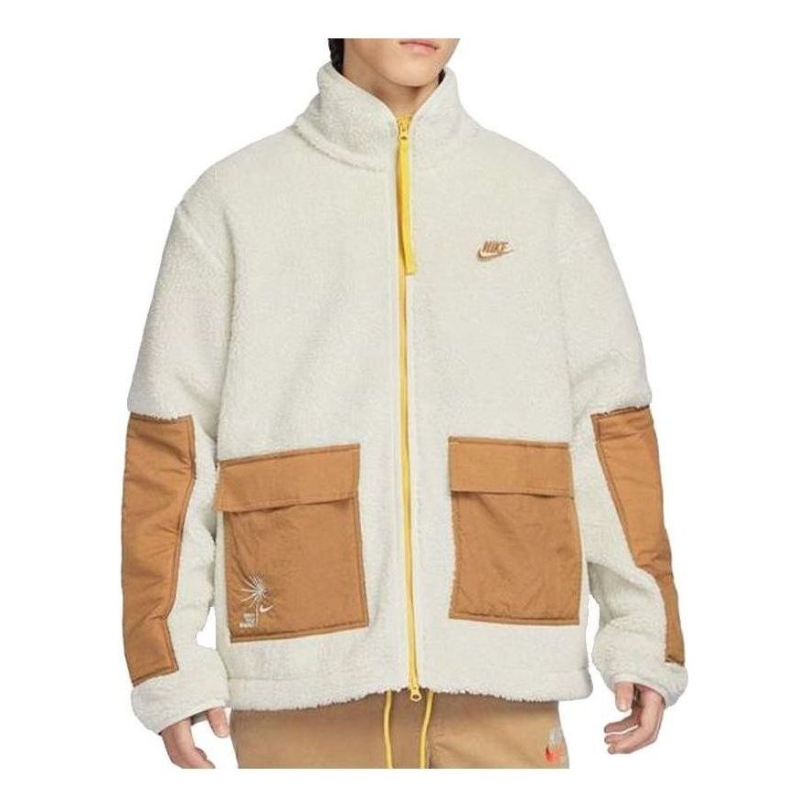 Nike Sportswear Essentials Sherpa Jacket 'White' FV4022-072 - 1