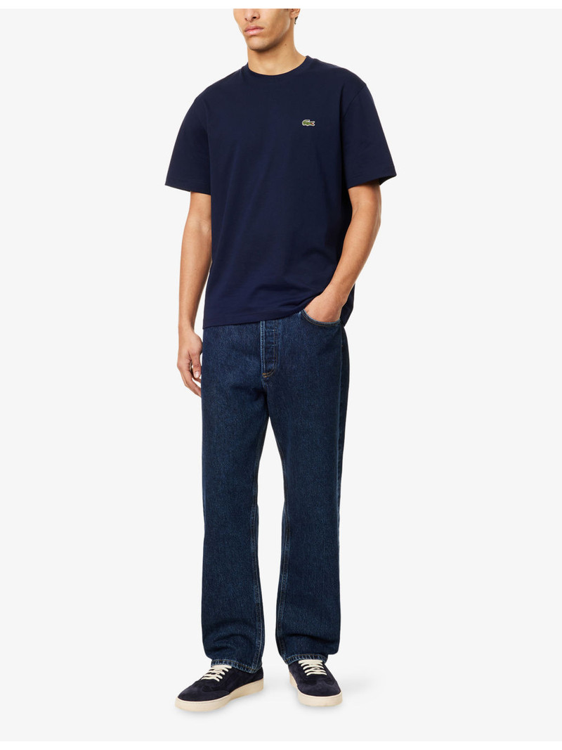 LACOSTE Brand-Patch Crewneck Cotton-Jersey T-Shirt outlook