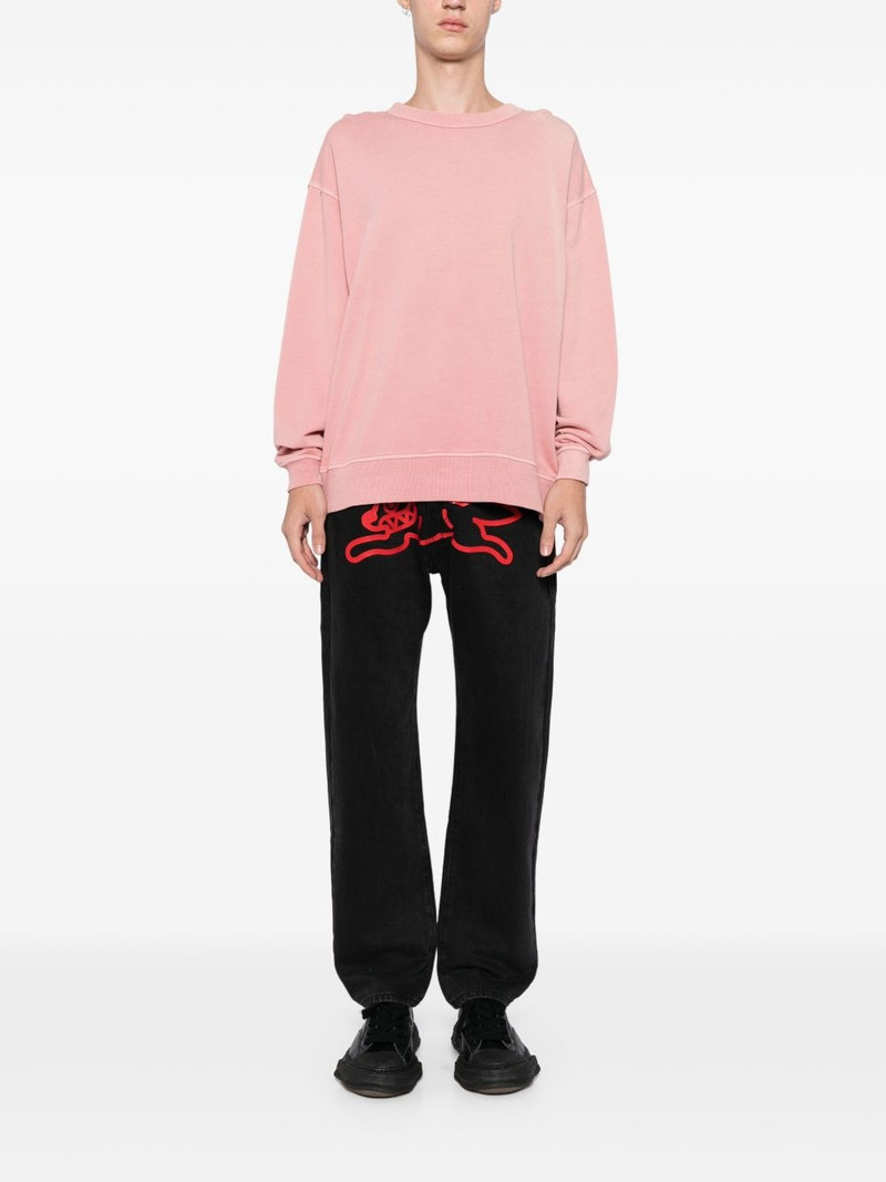 ICECREAM Running Dog-print jeans outlook