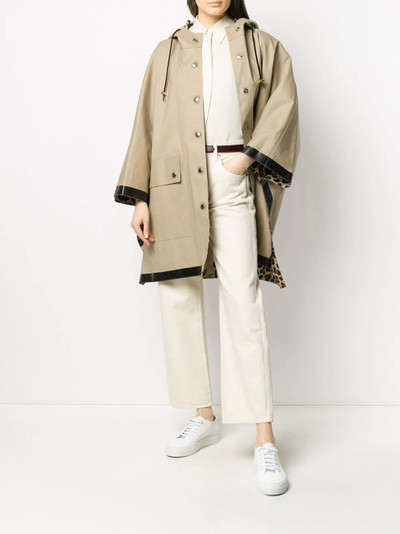 Mackintosh press-stud hooded raincoat outlook