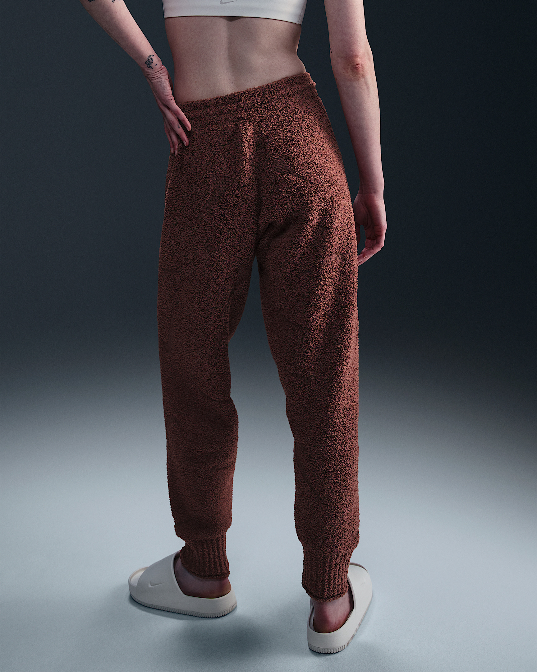 Nike Sportswear Phoenix Cozy Bouclé Women's High-Waisted Oversized Knit Pants - 3