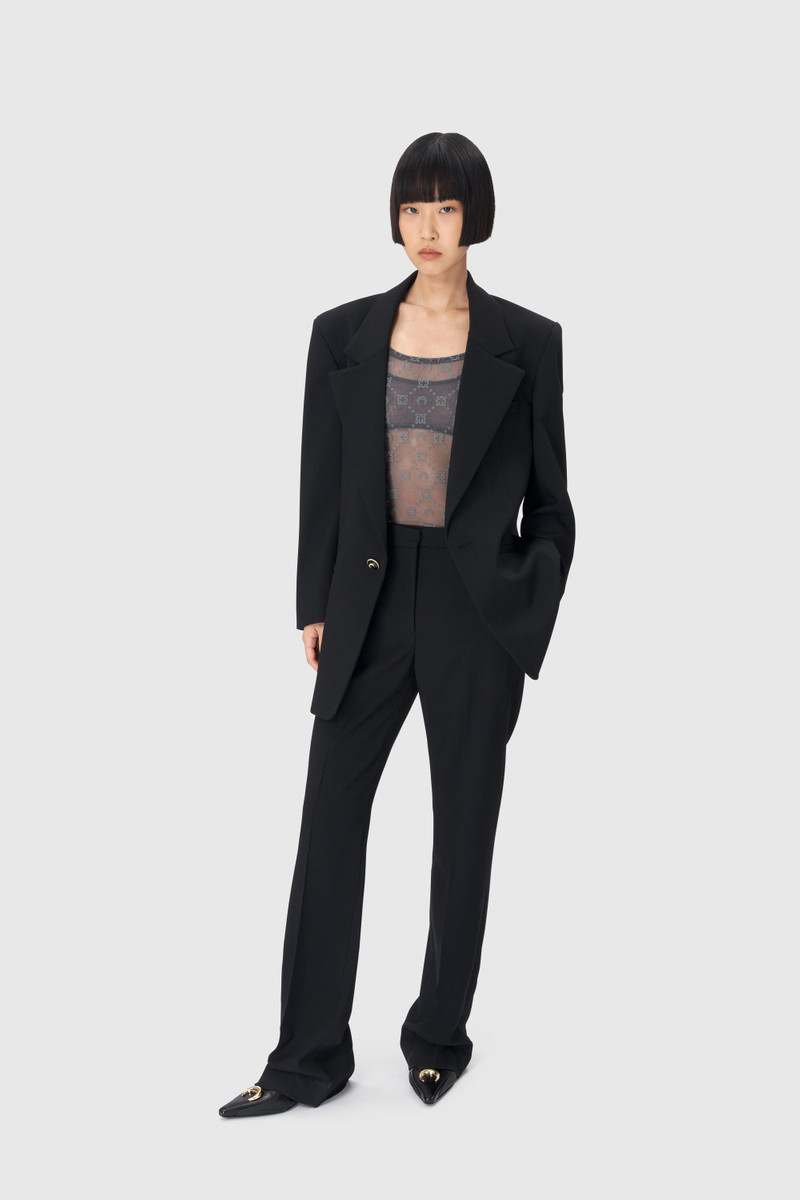 Virgin Wool Twill Boxy Jacket 3