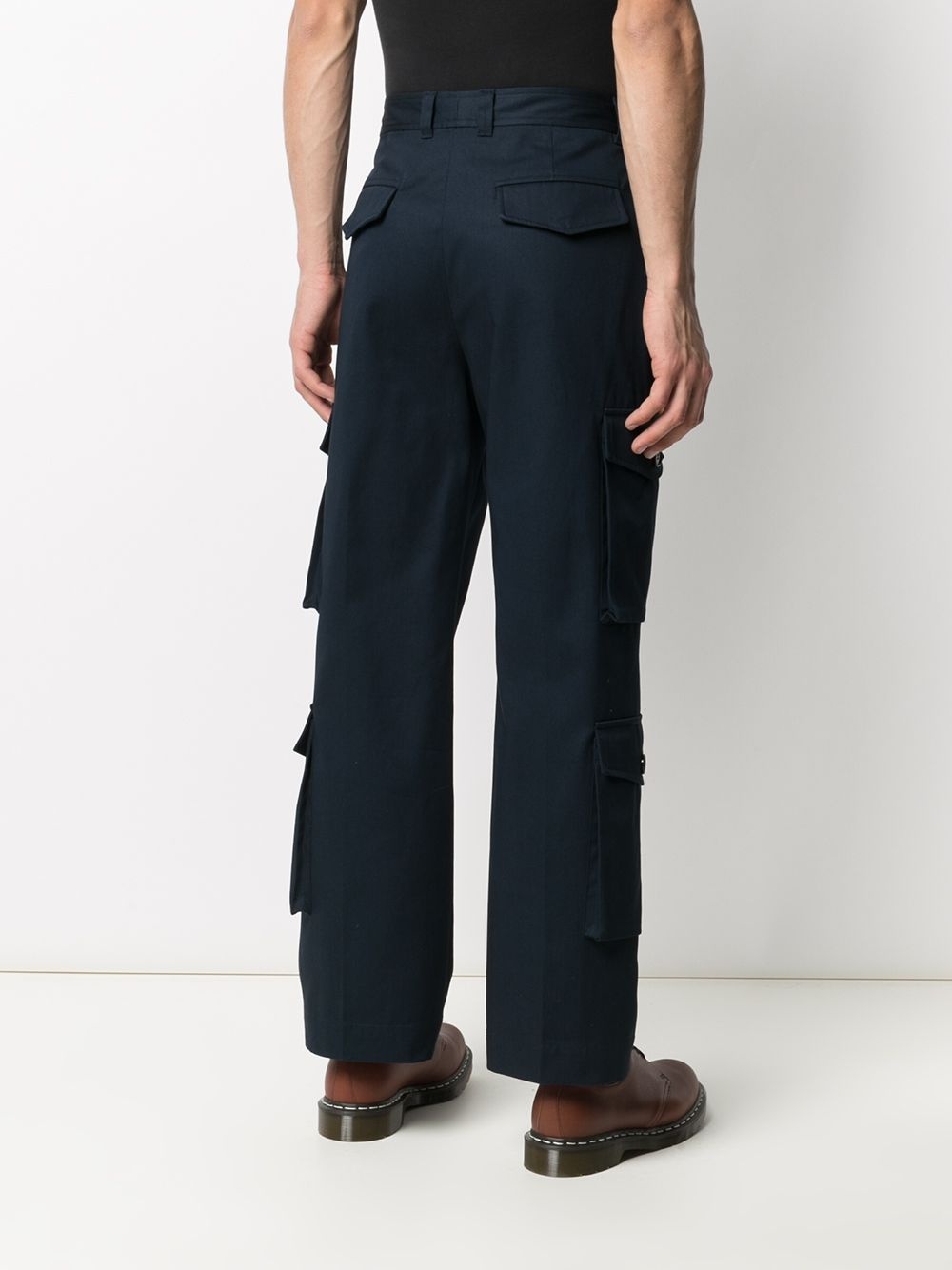 multiple-pocket detail trousers - 4