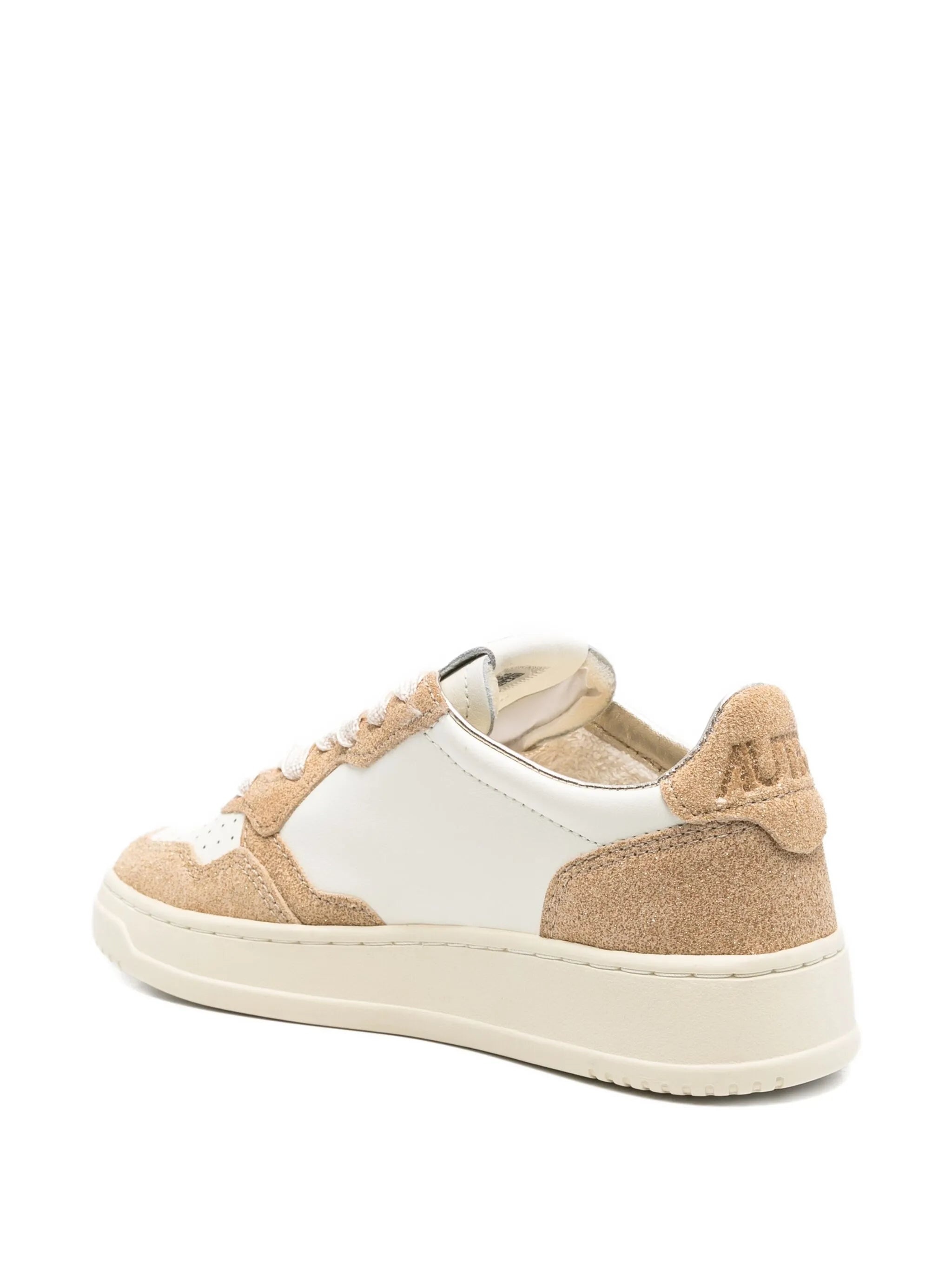 Autry Perforated Leather Suede Sneakers - 4