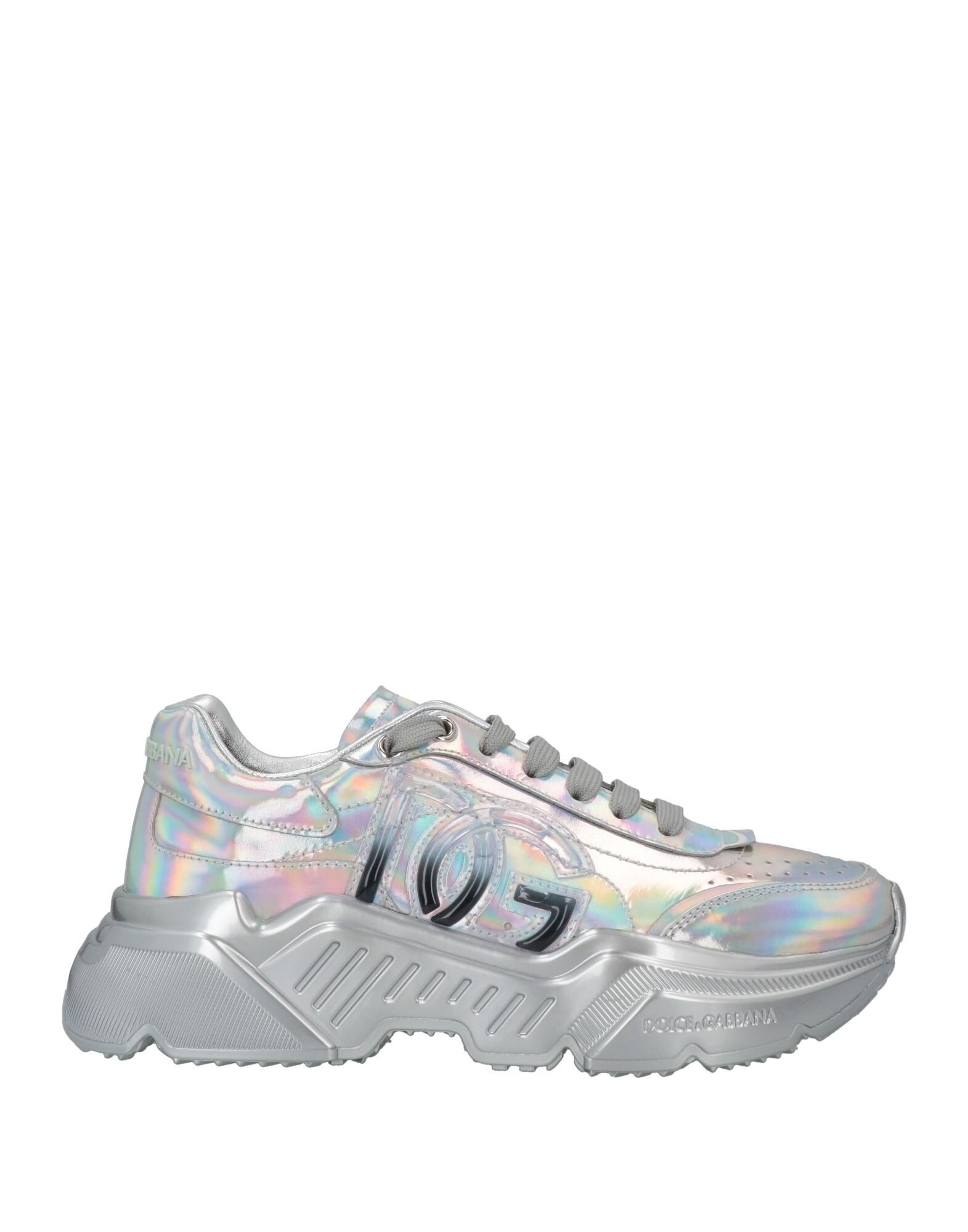 Silver Women's Sneakers - 1