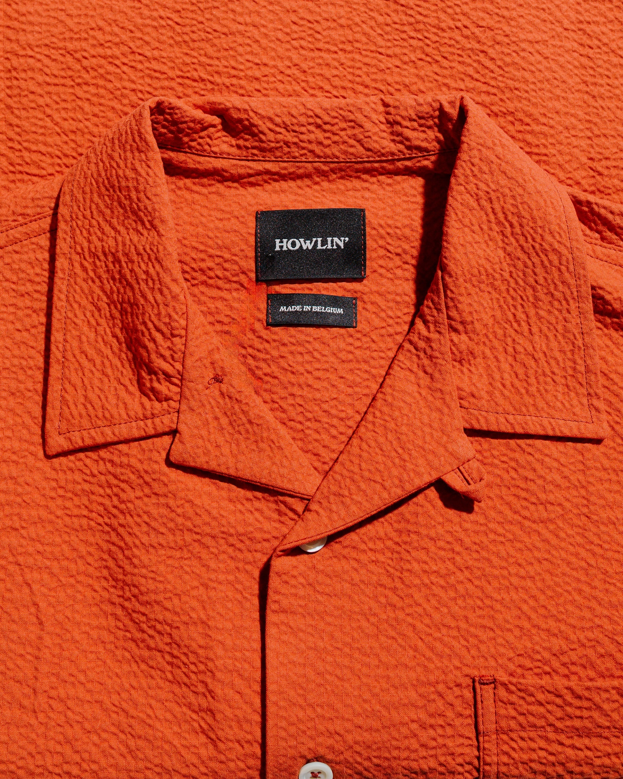 Cocktail Shirt Red Seersucker - 5