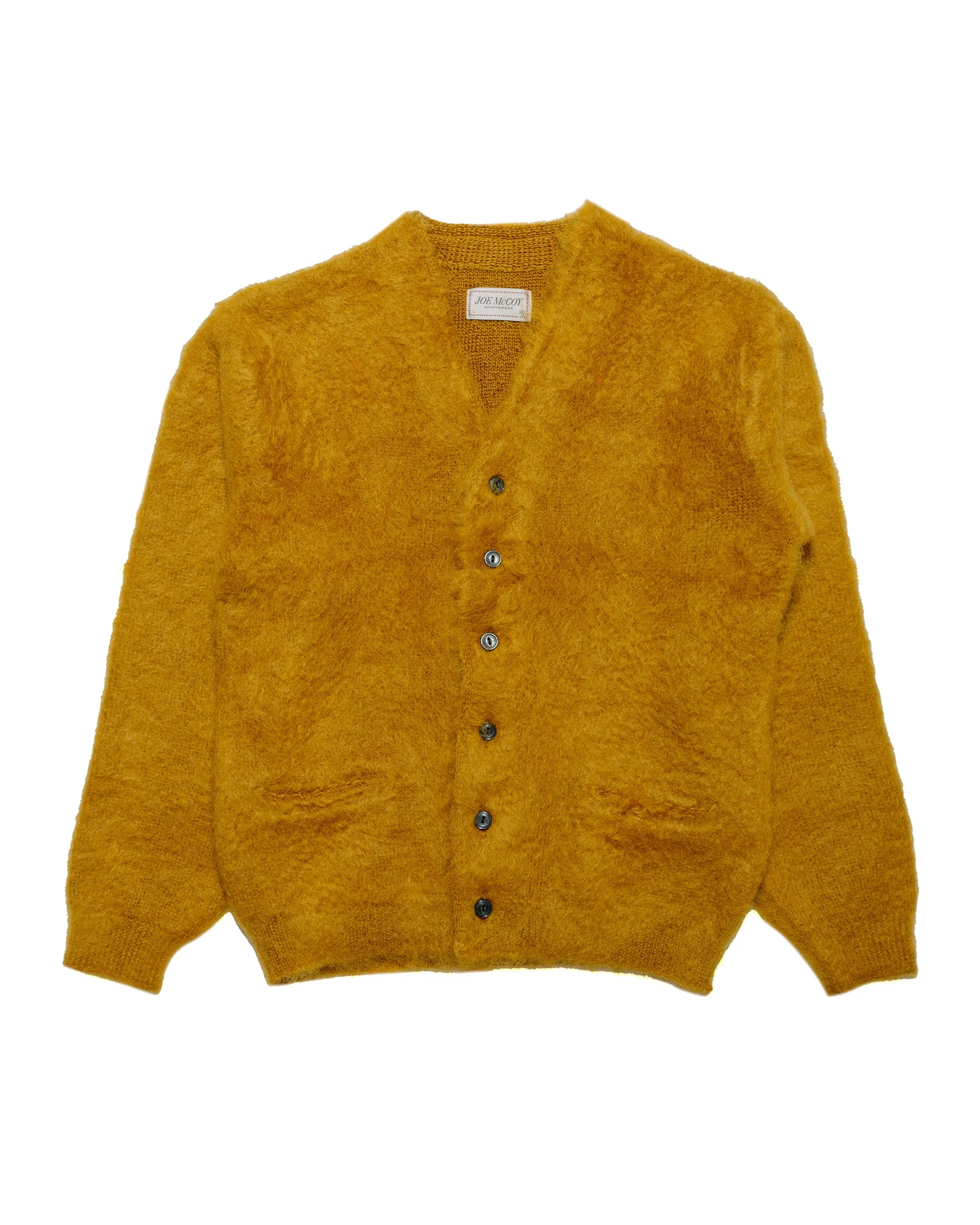 MC19103 JM Mohair Cardigan Mustard - 1