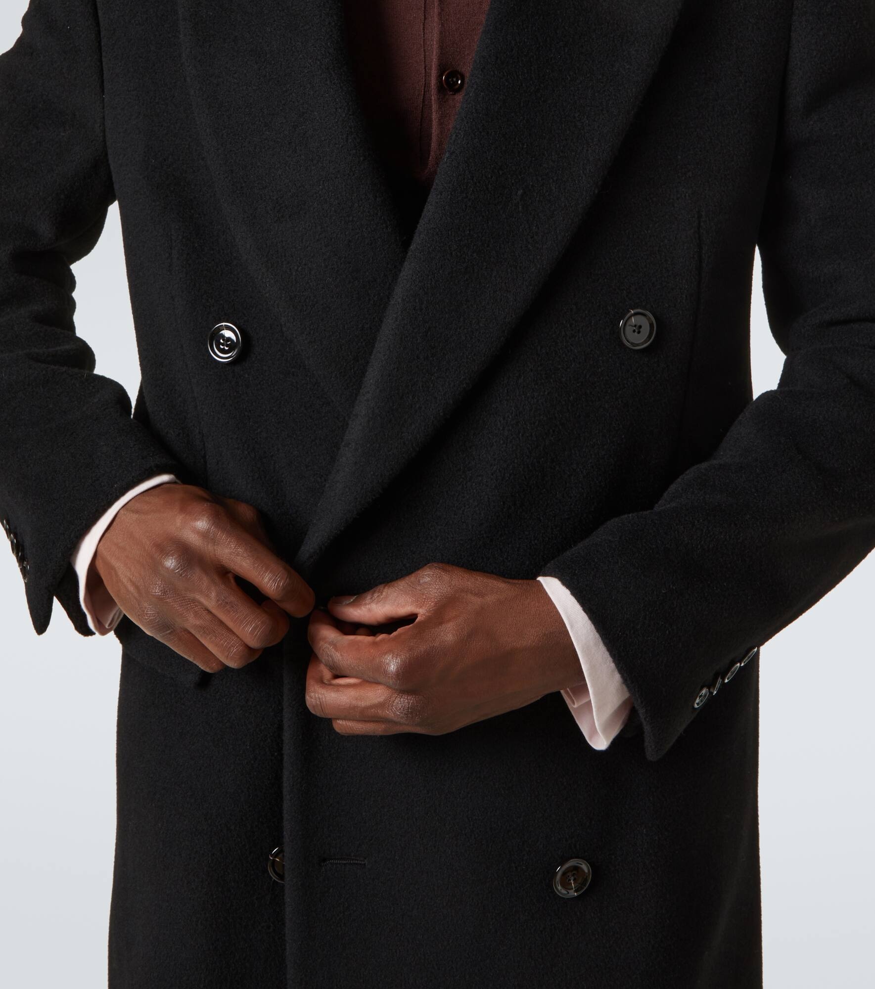 Virgin wool overcoat - 6
