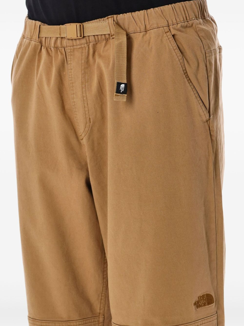 cotton-blend utility pants - 3