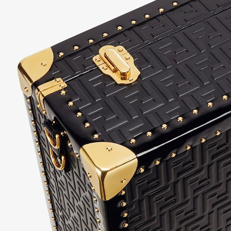 Black leather suitcase 11