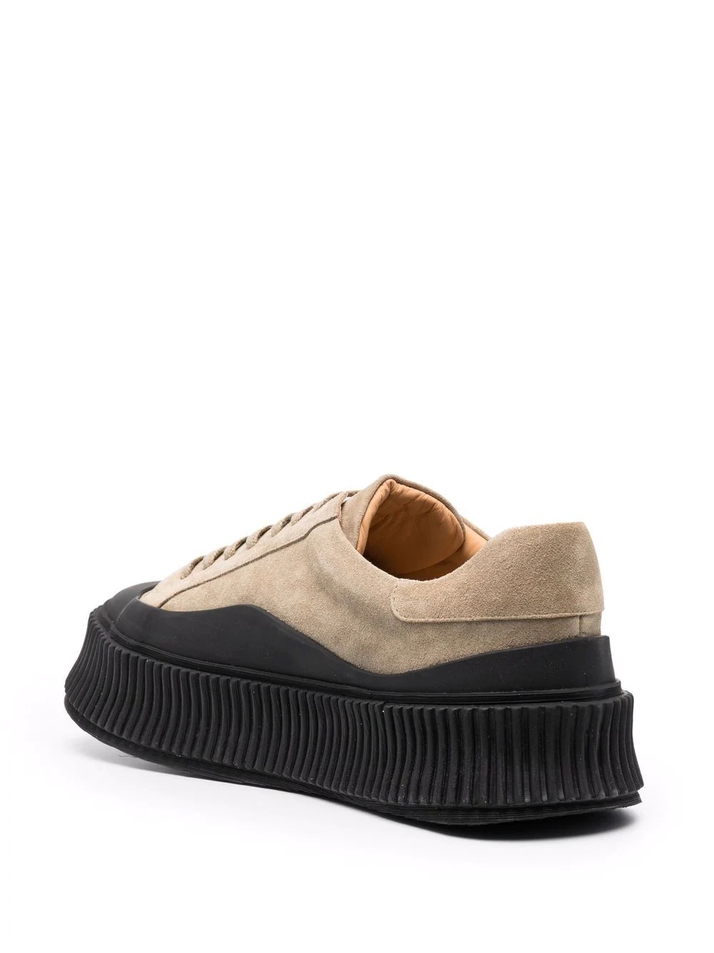 vulcanized-sole suede sneakers - 3