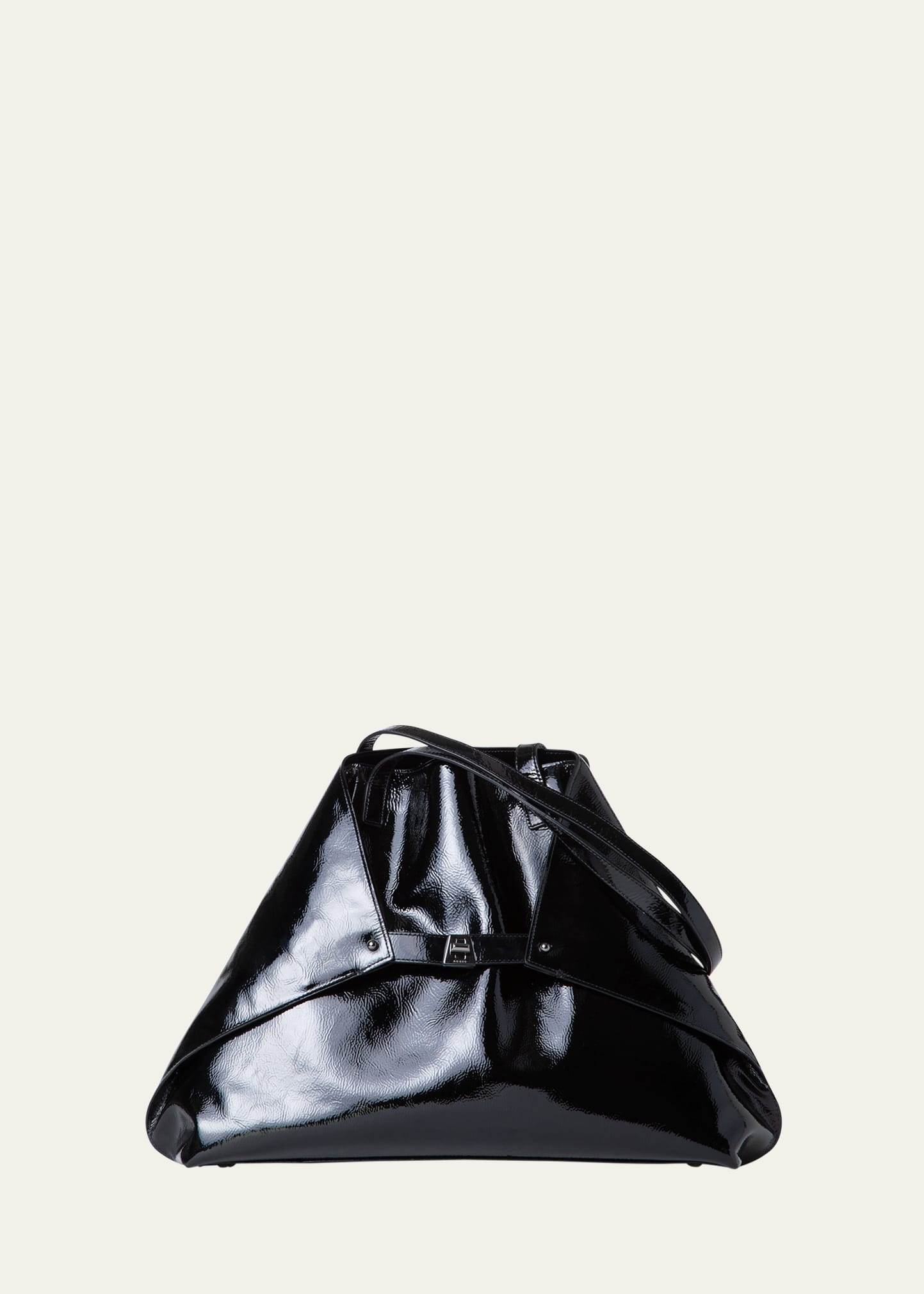 Ai Medium Lacquered Leather Tote Bag - 1