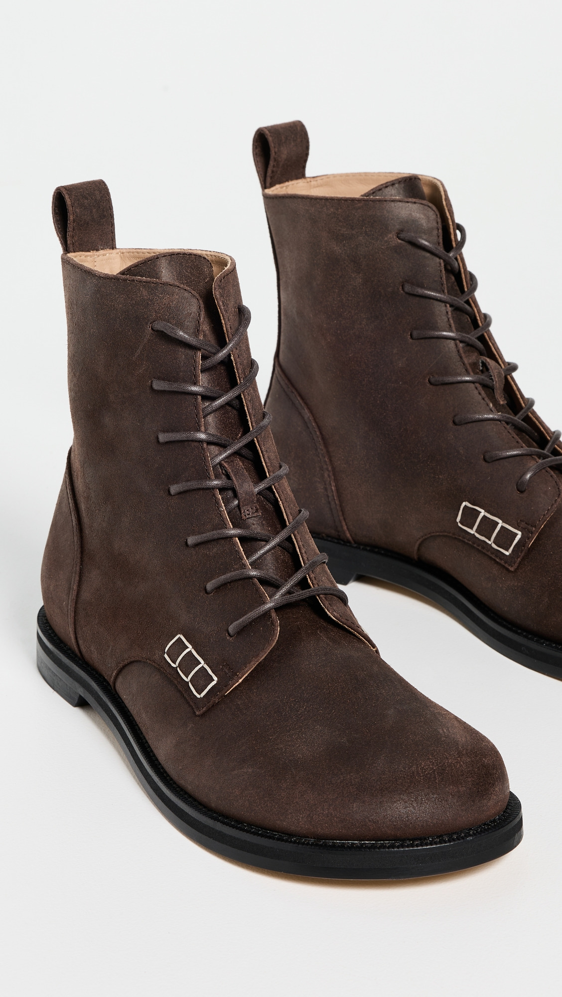 Loafer Lace Up Boots - 3