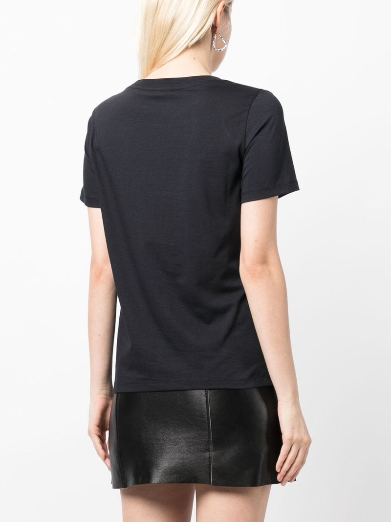 round-neck cotton T-shirt 4