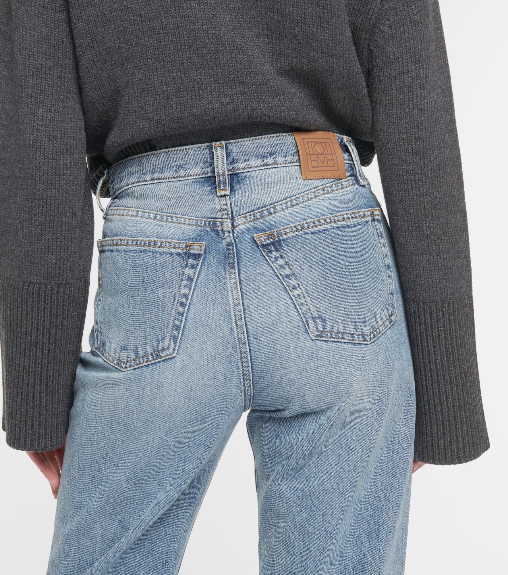 High-rise straight jeans - 5