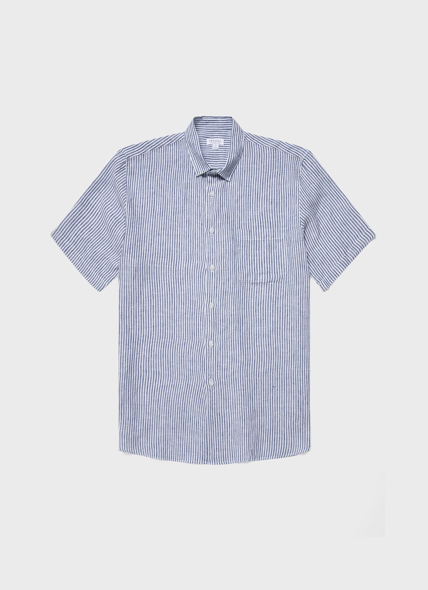 Italian Linen Short Sleeve Shirt - 1