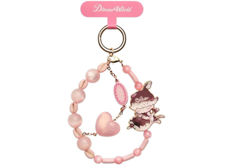 Pop Mart DIMOO Crush On Coffee Series Rose Love Letter Phone Charm - 1