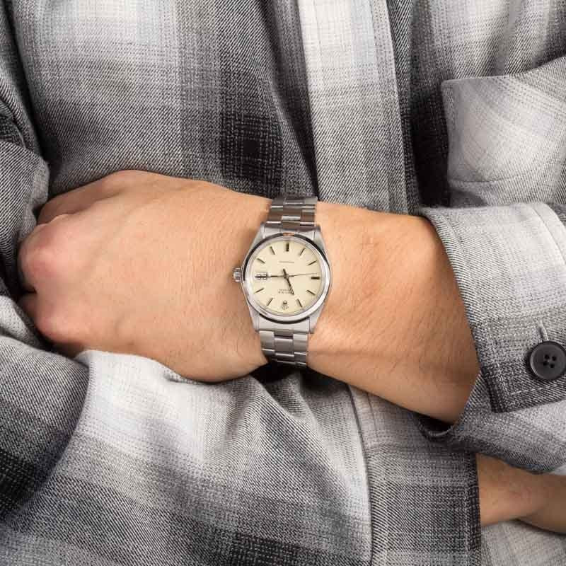Pre-Owned Rolex Oysterdate 6694 Silver Dial - 5