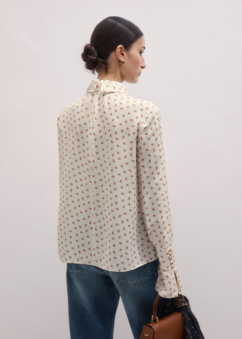 Straight Blouse + Tie 5